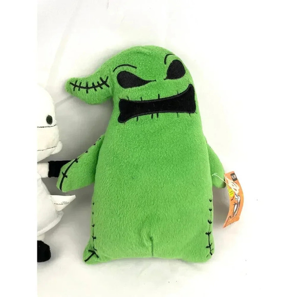 Lot of 5 Disney Nightmare Before Christmas Plush Dolls Lock Mayor Oogie Dr Zero - Picture 4 of 16